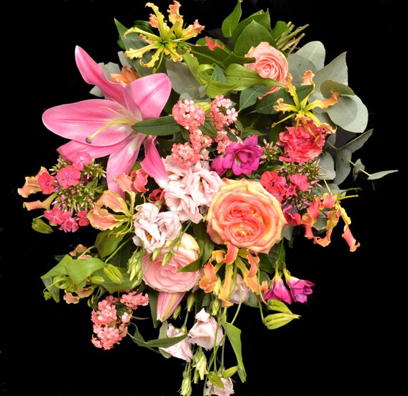 Rouwboeket Roze